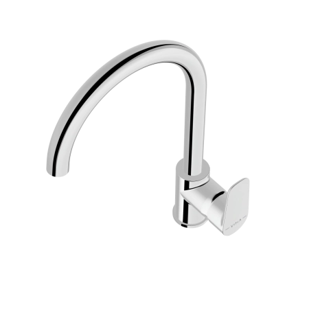 Смеситель VitrA Flow Soft  A43419EXP с поворотным изливом однорычажный хром латунь