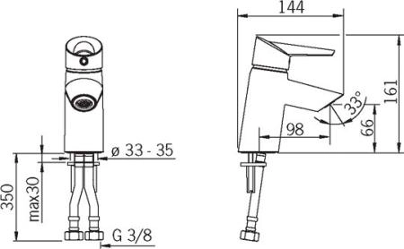 Смеситель для раковины Oras Optima 2710F