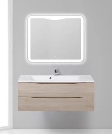 Тумба под раковину Belbagno MARINO Rovere Bianco подвесная 1200x450x500 MARINO-1200-2C-SO-WO-P