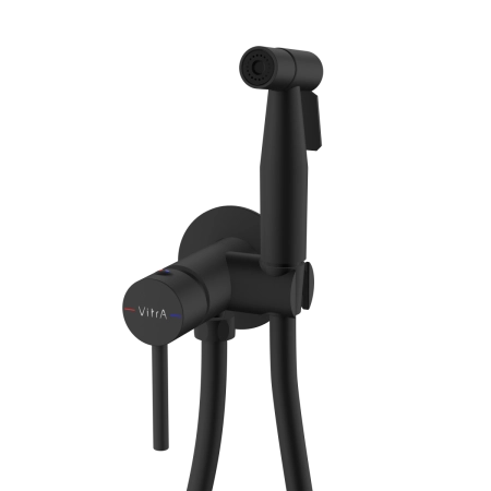Гигенический душ VitrA A4375136EXP матовый черный латунь