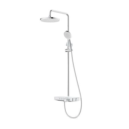 Душевая стойка BERGES MORANS 75001 с изливом и термостатом, хром
