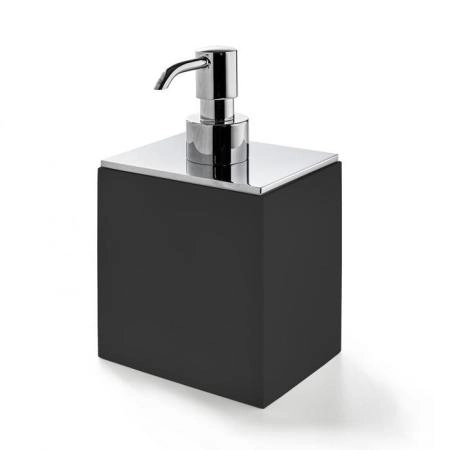 3SC BeMood Black Дозатор настольный 10хh16,5х8 см, цвет: черный/хром
