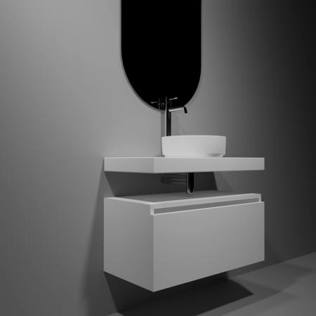 Ящик под столешницу Boheme 60см WHITE глянец VALLESSI UNO-S 897-060-W
