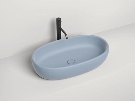 Раковина Salini LUCE  S-Stone покраска RAL матовая 69x40 110721MF накладная
