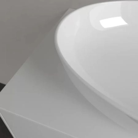 Villeroy&Boch Artis Раковина 61х42х12.5см., накладная, без отв., без перелива, TitanCeram, цвет: альпийский белый