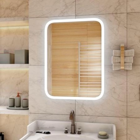 Зеркало Континент Glamour LED 900х700 c подсветкой ЗЛП941
