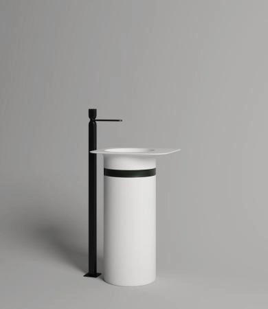 Раковина Salini NINFEA 01 S-Stone матовая 54x45 110521M напольная