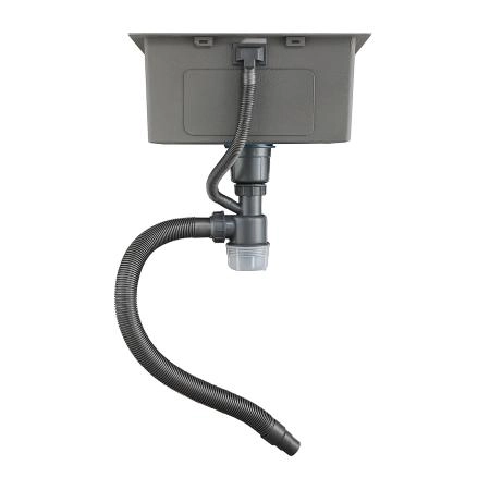 Кухонная мойка GAPPO GS7850-6L с коландером, графит