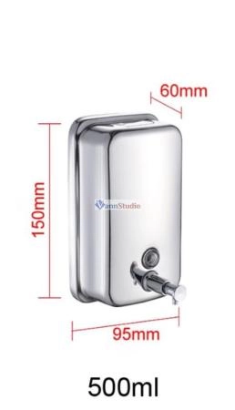 F401 Дозатор Frap хром 500мл