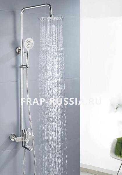 Душевая система Frap F24805 для ванны ,сатин