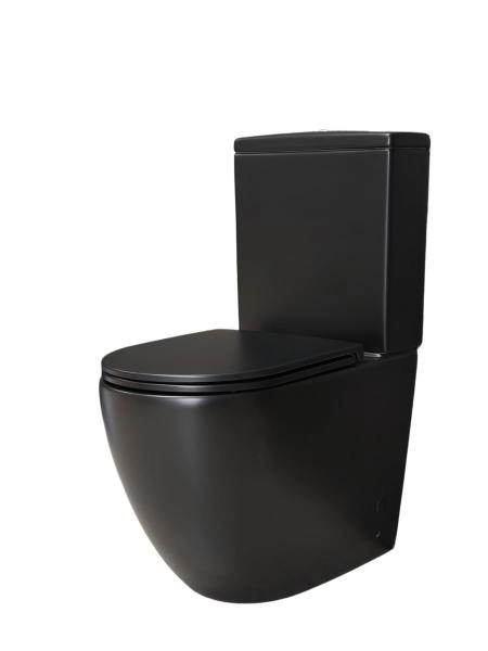Унитаз напольный Gid Tn2188Bm 62250Y черный матовый 62.5x38.5x84