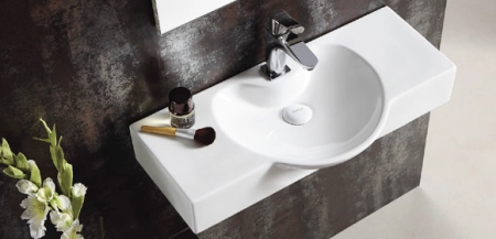 Раковина CeramaLux Simple-N Str4280c 70 см подвесная