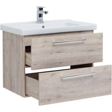 Тумба Dreja GIO 80 см под умывальник дуб кантри, подвесная