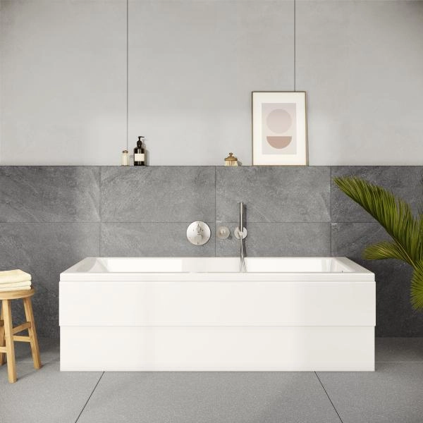 Ванна VitrA Neon 55840001000 180 x 80 см акриловая прямоугольная белая