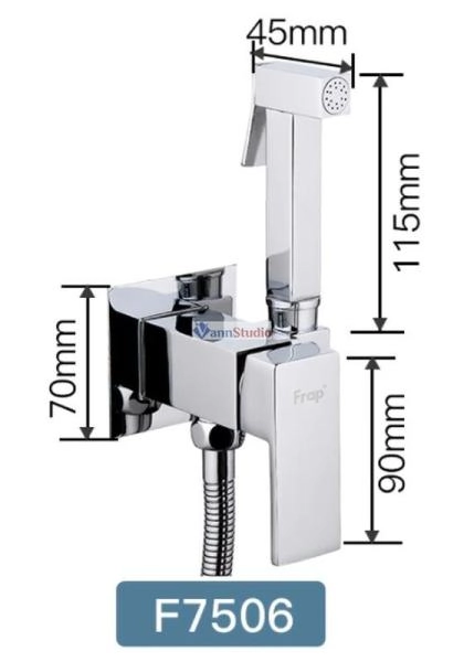 Гигиенический душ Frap F7506 хром