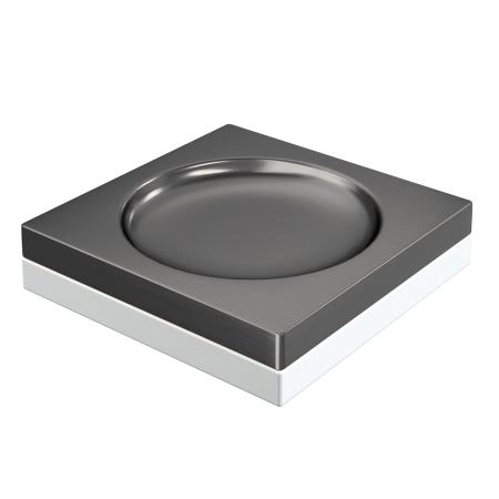 Мыльница Boheme квадратная Qubic Gun Metal 10960-GM