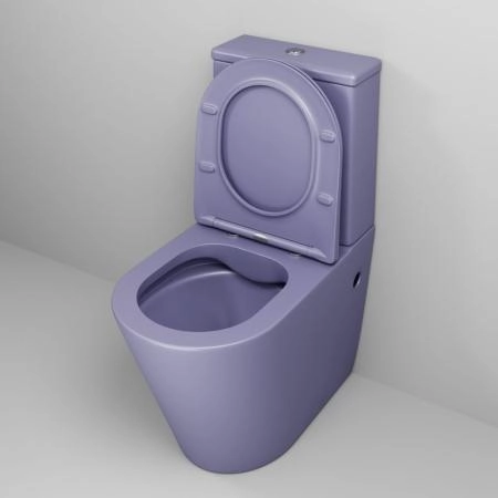 Унитаз Grossman GR-4480LIMS Color (620*365*810) ФИОЛЕТОВЫЙ МАТОВЫЙ напольный Безободковый