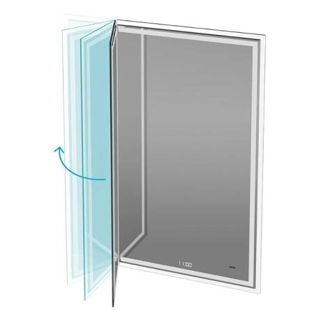Зеркало Kerama Marazzi TECNOLOGICA M ТЕКНОЛОДЖИКА М TE.M.mi.65 Зеркало Tecno M/Текно M 65 с поворотной дверцей, подсветкой и функцией антизапотевание, белое