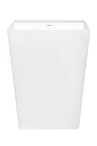 Раковина NT BAGNO NT406 PADOVA 602x425 искусственный камень белый матовый