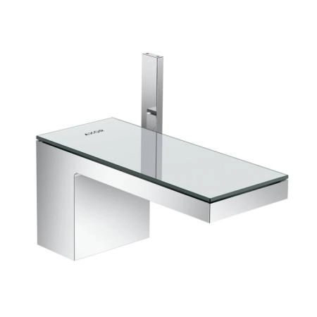 Axor MyEdition Смеситель для раковины, на 1 отв., излив 200мм, с донным клапаном, цвет: хром/зеркальное стекло