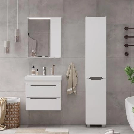 Пенал для ванной напольный Volna Lake 35