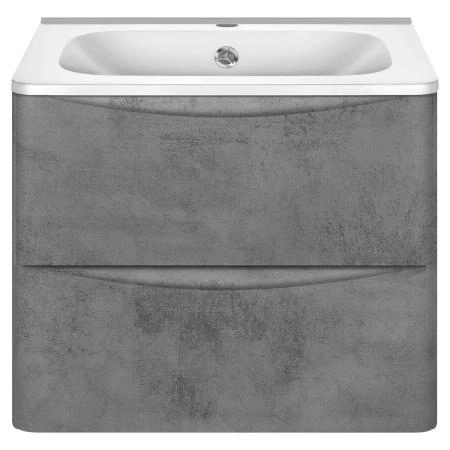 Тумба под раковину Vincea Vico 600 подвесная, 2 выкатных ящика soft close, Beton