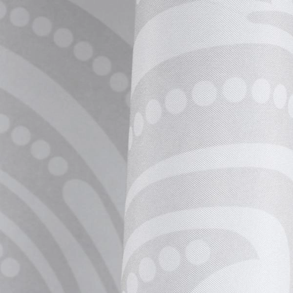 Штора для ванной комнаты FIXSEN DESIGN FX-2518, серый