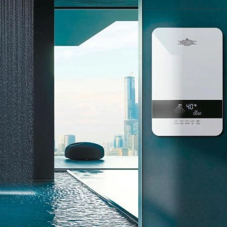 Электрический проточный водонагреватель PRIMOCLIMA AQUA 10.0 кВт/380В, белый