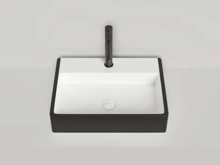 Раковина Salini OTTAVIA S-Sense покраска RAL глянцевая 60x45 1103101GF накладная без отв.смесителя