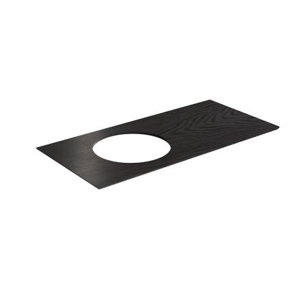 Столешница Kerama Marazzi ICONICO ИКОНИКО CO3.KM6012G0291R\100 Манифик вуд 100 см, черная матовая, без отверстия под смеситель