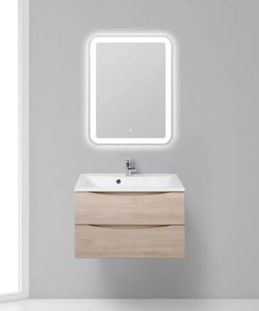Тумба под раковину Belbagno MARINO Bianco Opaco подвесная 750x450x500 MARINO-750-2C-SO-BO-P