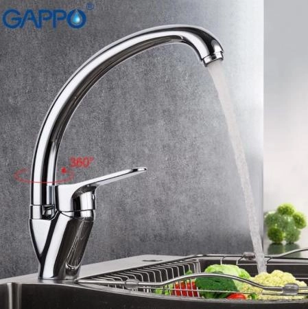 Смеситель Gappo G4136 для кухни хром