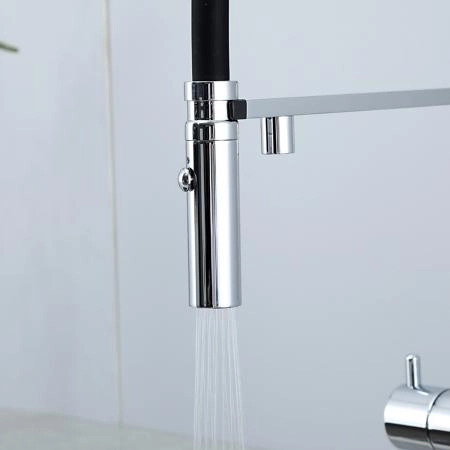 Смеситель GAPPO G4397-80 для кухни с гибким изливом и подключением фильтра, хром