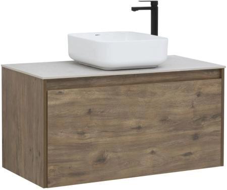 Тумба под раковину Aquanet Nova Lite 100 дуб рустикальный (1 ящик)