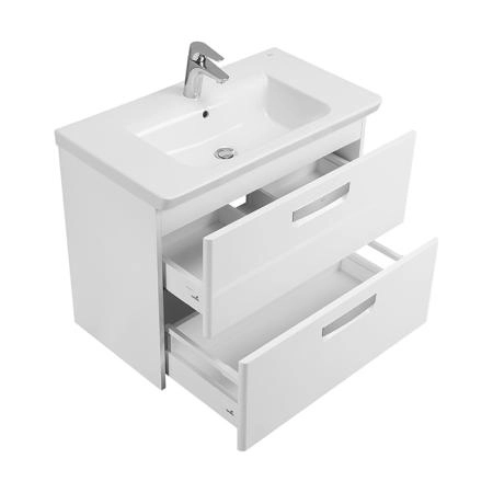 Roca The Gap Original Тумба подвесная 80x41x60см, с 2 ящиками, цвет: белый
