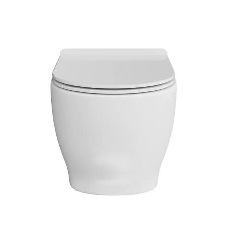 Унитаз Kerama Marazzi MODULA МОДУЛА MO.wc.02 подвесной безободковый с крепежом, белый глянцевый
