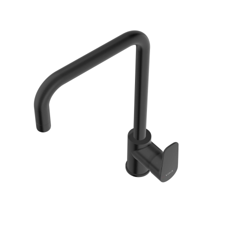 Смеситель VitrA Flow Soft  A4342636EXP с поворотным изливом однорычажный матовый черный латунь