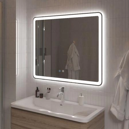 Зеркало Belbagno SPC-MAR-1200-800-LED-BTN Led подсветка вкл/выкл 1200x30x800