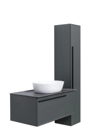 Тумба под раковину LA FENICE Elba Grigio серый 100 FNC-01-ELB-G-100 серый матовый зелёный матовый