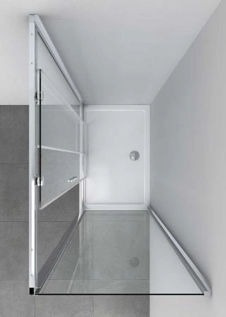 Душевой уголок Vincea Soft VSR-3SO1010CL, 1000*1000, хром, стекло прозрачное