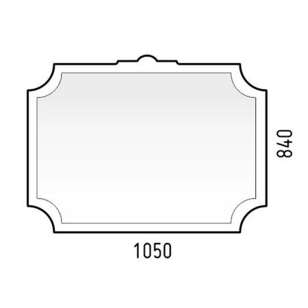 Зеркало Corozo Манойр 105
