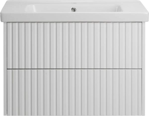 Тумба под раковину  ASB-Woodline Риола 80 подвесная Слоновая кость