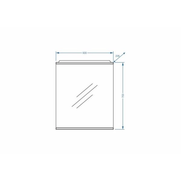 Зеркало Stella Polar Ванесса 60/С