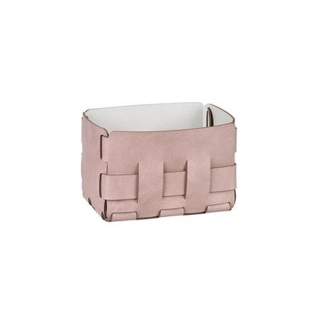 Colombo Adj Корзинка Mini Bottega, 12x19H13 см , цвет: пепельная роза/устричный