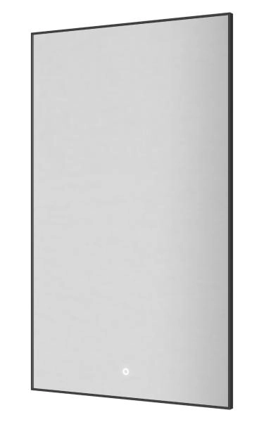 Вертикальное Зеркало Boheme мет. рама, подсв., сенсор, антизапотевание, 100*60, GUN METAL 569-GM