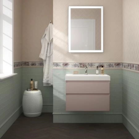 Тумба Kerama Marazzi CUBO КУБО CUB.70.2\MAL подвесная с ящиками 70, мальва матовая