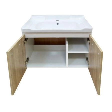 Тумба с раковиной Comforty Рига-70 дуб сонома