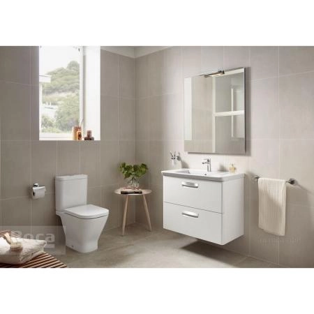 Тумба под раковину Roca The Gap 70 белый глянец ZRU9302878