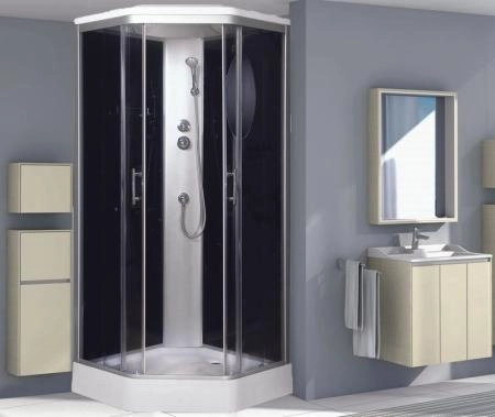 Душевая кабина Niagara Ultra NG-2506-01 (900х900х2200) низкий поддон(16см) стекло ТОНИРОВАННОЕ