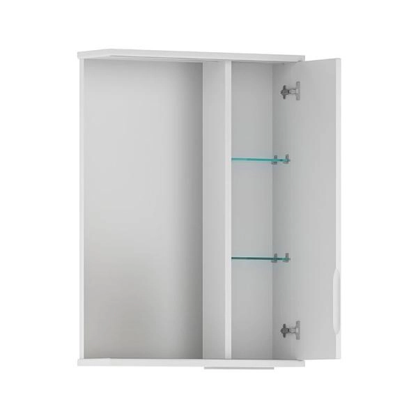 Зеркало-шкаф Volna Adel 50 правый белый глянец